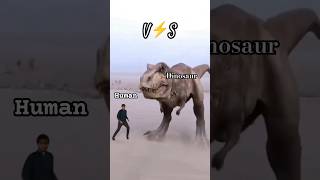 Dinosaur v⚡s Human who can do it better🤯 [upl. by Heida]