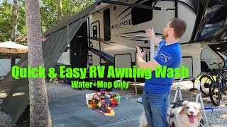 RV Awning Cleaning Made Easy [upl. by Nett491]