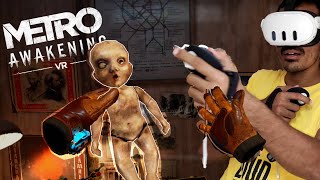 AAA Horrified but REFUNDED  Metro Awakening Meta Quest 3 Hindi VR Gameplay India [upl. by Elyk]