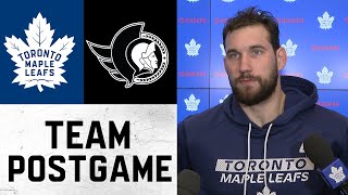 Maple Leafs Media Availability  Postgame vs Ottawa Senators  November 12 2024 [upl. by Schafer]