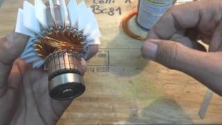 Universal motor rewinding AC series motor repair Part 3 [upl. by Bruns]