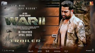 War 2 Trailer  JrNTR  Hrithik Roshan  Siddharth Anand  Yash Raj Films [upl. by Aubrie936]