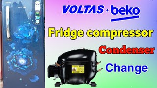 how to change fridge compressor  fridge compressor change [upl. by Suneya]