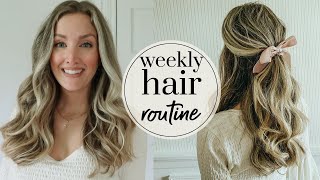 Bouncy Waves Tutorial  The BEST NonToxic Shampoo  My Hair Care amp Washing Routine  Becca Bristow [upl. by Carmine]