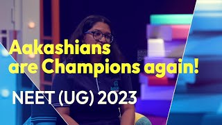 NEET UG 2023  Aakashians are Champions Again [upl. by Merat545]