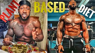 What I eat in a day plant based diet BrolyGainz007 [upl. by Corbet970]