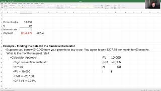 how to find the discount rate using Excels whatif analysis go seek function [upl. by Fi13]