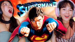 Foreign Girls React  Superman II  First Time Watch [upl. by Fugere]