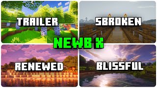 MCPE 121  Top 4 Newb Shaders [upl. by Naujaj636]