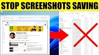 How To STOP Screenshots from Saving to Windows [upl. by Lucie]