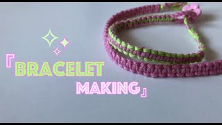 LITTLE THINGS  COLORFUL BRACELET MAKING  KOLAY ARKADAŞLIK BİLEKLİK YAPIMI  FRIENDSHIP  DIY [upl. by Calla756]