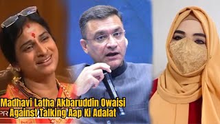 Madhavi Latha Akbaruddin Owaisi Against Statement Syeda Falak Replay Madhavi Latha [upl. by Aeslek]