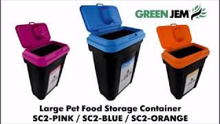 Large Pet Food Storage Containers  SC2 [upl. by Evelin350]