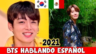 LOS MEJORES MOMENTOS INOLVIDABLES DE BTS HABLANDO ESPAÑOL  2021 ACTUALIZADO [upl. by Nuahsar150]