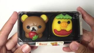 Rilakkuma Japanese Sweets Wagashi Nerikiri Smooth Sweet Red Bean Paste [upl. by Koeninger336]