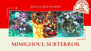 Mimighoul Subterror Duels amp Deck Profile [upl. by Novello479]