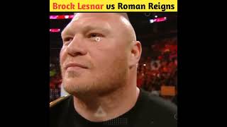 Roman Reigns confronts Brock Lesnar face to face shorts wwe [upl. by Michel]