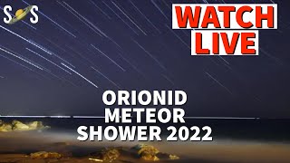 LIVE Orionid Meteor Shower 2022  October 21  Secrets of Space [upl. by Abba]