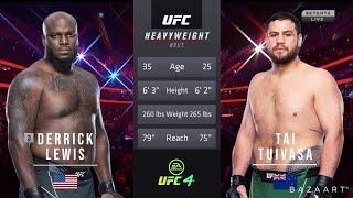 DERRICK LEWIS VS TAI TUIVASA FULL FIGHT UFC 271 [upl. by Nottage804]