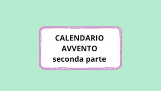 Calendario dell’avvento in progress colourbookitalia vitadamamma natale bambini avvento [upl. by Lily]