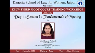 KSLW Third Moot Court Training Workshop [upl. by Amikahs386]