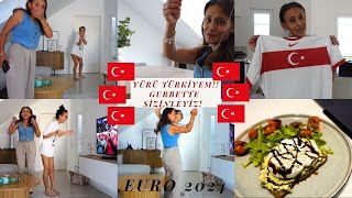 TEK YÃœREK TÃœRKÄ°YEMÄ°ZÄ° KUTLADIK ðŸ‡¹ðŸ‡·ðŸŽ‰ GURBETÃ‡Ä°LERÄ°N SEVÄ°NCÄ°  EURO 2024 VLOG [upl. by Key]