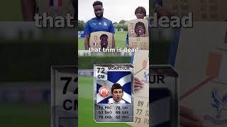 quotThats a nightmarequot  Throwback FIFA cards crystalpalace cpfc eafc [upl. by Assiram]