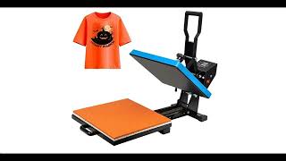 Goujxcy 15x15 inch Heat Press Machine Slide Out Digital Sublimation Transfer Machine Industrial [upl. by Ahsel56]