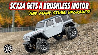 Axial SXC24 Gets Major Upgrades Brushless Furitek Lizard ESC and Komodo Motor Emax Servo and More [upl. by Htidirem]