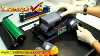 Vídeo Aula Limpeza e Manutenção Conjunto Cilindro Xerox Phaser 6110 CLP300 CLX2160 CLX3160 [upl. by Iluj572]