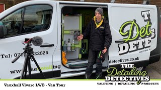 Mobile Valeting Van  Vivaro LWB Van Tour [upl. by Euqinitram]