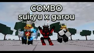 BEST COMBO suiryu x garou tsb thestrongestbattlegrounds thestrongestbattleground combo [upl. by Neile625]