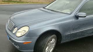 Mercedes w211 review and drive 2005 e320 [upl. by Siddra]