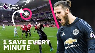 1 INCREDIBLE Premier League save from EVERY minute 190 [upl. by Andonis]