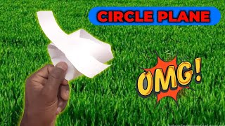 Paper Airplane Circle Glider  How to Make the Best Paper Airplane Circle  MKM 3 Wallyhuang [upl. by Grantham]