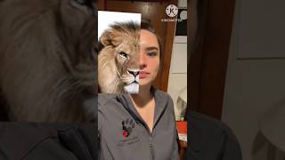 Wait for me 🤣🤣 Trying Tik tok Filter funny animals comedy duet reaction funpxx [upl. by Naitsirhc]