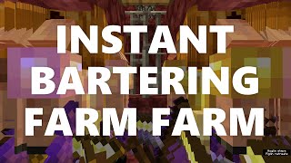 Minecraft Elegance Instant Bartering Farm Farm 800k dph Java 116 [upl. by Yllen]