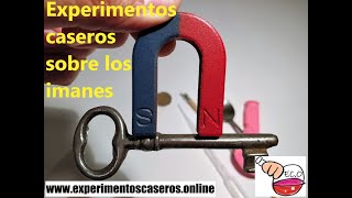 INSTRUCCIONES Y EXPLICACIÓN CIENTÍFICA Experimentos caseros para niños sobre el magnetismo [upl. by Llenra]