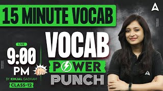 Most Important Vocabulary for Bank Exams  SBI  IBPS  RBI  15 Minute Vocab Show by Kinjal Mam 12 [upl. by Canica262]