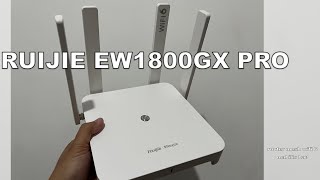 RUIJIE EW 1800 GX PRO  COMPLETE SETUP MODEM TO ROUTER TO MESH [upl. by Smaoht888]