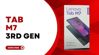 Lenovo Tab M7 Gen 3  Unboxing and First Impressions [upl. by Emerej624]