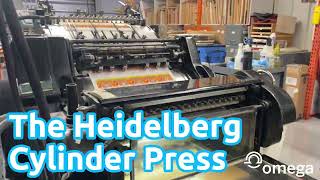 PrintEd Heidelberg Cylinder Press [upl. by Aihk]