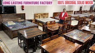 Durable Sheesham Wood and Teakwood Furniture at Guaranteed Low Price Teakwood Beds Sofa Dining Table [upl. by Kora]