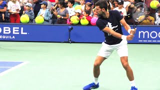 The Best Serve Returner Ever in Tennis  Novak Djokovic [upl. by Ennaillij]