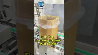 poly bag inserting machine Meatloaf Processing Meat Packing Machine [upl. by Hultgren479]