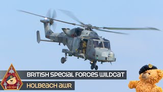 ARMY AIR CORPS SPECIAL FORCES WILDCAT FIRING LIVE ROUNDS AT RAF HOLBEACH AIR WEAPONS RANGE [upl. by Stander]