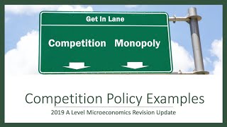 Competition Policy  Specific Examples for 2019 Exams [upl. by Loutitia]