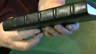 Bookbinding with leather Three Quarter and Fully bound books [upl. by Buchheim]