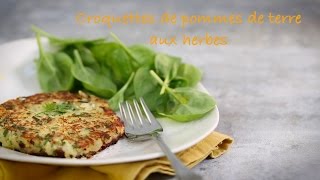 Croquettes de pommes de terre aux herbes [upl. by Haldeman385]