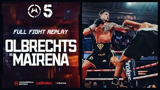 FULL FIGHT Brandan Olbrechts vs Brayan Mairena  Wasserman Boxing [upl. by Tran277]